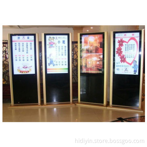 55 inch floor stand LCD CF card advertisement player with ROHS
